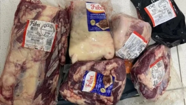 Peças de carne 