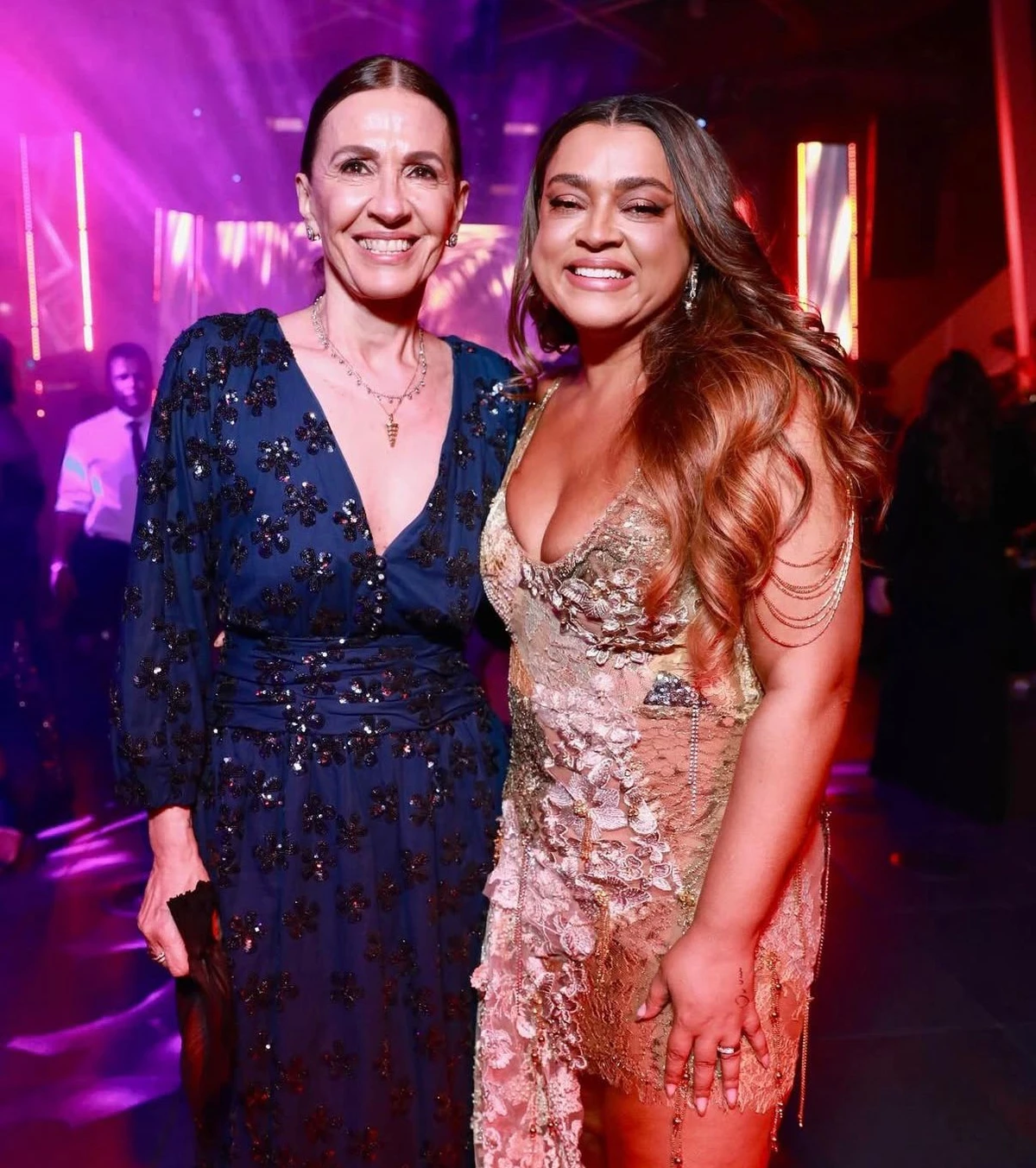 Preta Gil e a madrasta, Flora Gil por Reprodução