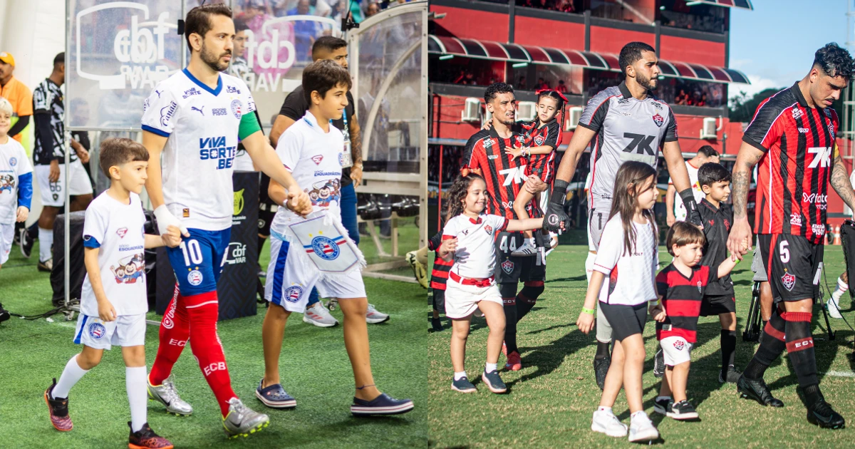 Imagem - Saiba quanto custa para uma criança entrar em campo com os jogadores de Bahia e Vitória
