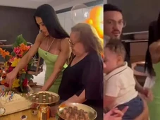 Imagem - Gracyanne Barbosa faz festa para ex-sogra e reencontra Belo: 'Família não se abandona'