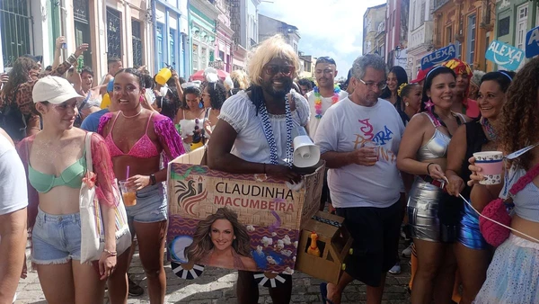 Carnaval no Santo Antônio Além do Carmo, Salvador, 2025 por Gilberto Barbosa/CORREIO