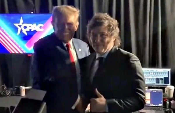 Admirador de Donald Trump, Milei é tido como principal parceiro do presidente americano entre os países da América Latina por Reprodução