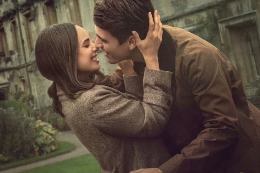 &#8220;Meu Ano em Oxford&#8221; acompanha a história de amor de um casal que tem seus destinos transformados após se conhecerem (Imagem: Reprodução digital | Netflix)