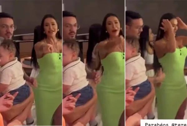Gracyanne Barbosa faz festa de aniversário pra ex-sogra, mãe de Belo por Reprodução/Instagram