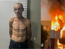 Imagem - Idoso é preso em flagrante após incendiar cartório e tentar fugir a pé