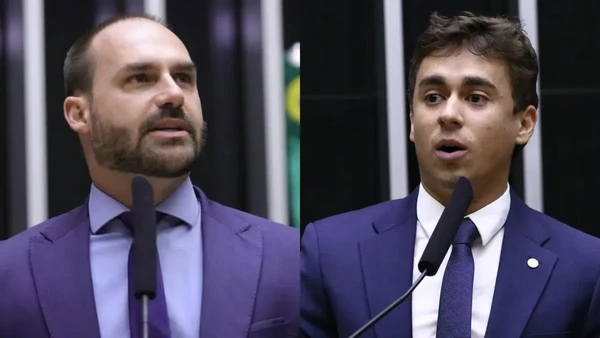 Eduardo Bolsonaro e Nikolas Ferreira