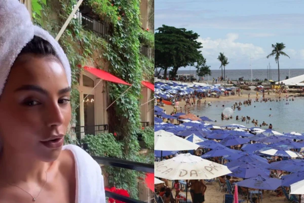 Influencer fez vídeo após situação no Porto da Barra, em Salvador
