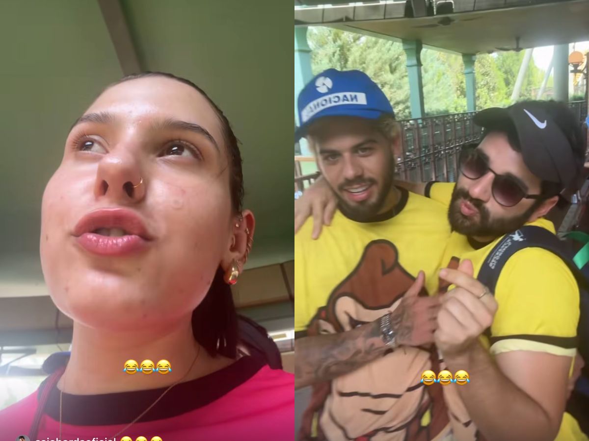 Zé Felipe e Ana Castela em Orlando  por Reprodução/Instagram