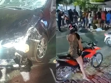 Imagem - Motociclista é socorrido em porta de madeira e caminhonete por falta de ambulância em cidade baiana