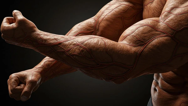 O impacto da musculatura na visibilidade das veias