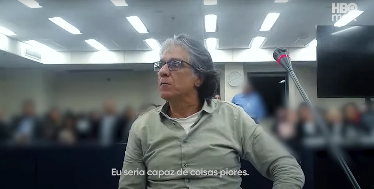 Paulo Cupertino durante julgamento por Reprodução