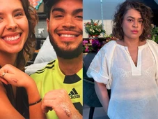 Imagem - Francisco Gil e Flor Gil fazem tatuagem em homenagem a Preta: ‘Típico de mainha’