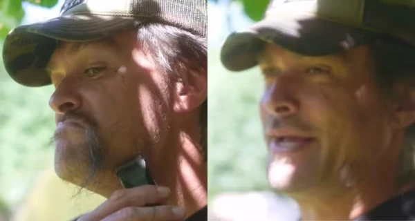 Antes e depois de Jason Momoa por Reprodução/Instagram