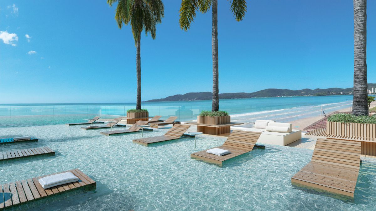 'Prédio do Neymar' - A área de lazer terá 2,7 mil m² distribuídos, em dois pavimentos por Divulgação/Edify One