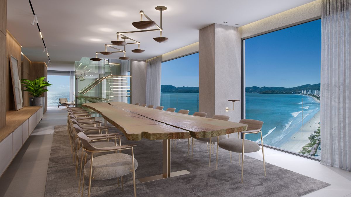 'Prédio do Neymar' - Do 9º ao 35º, são 2 apartamentos por andar; por Divulgação/Edify One