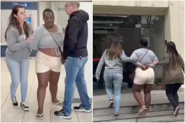 Alessandra da Silva Rosa foi presa em banco