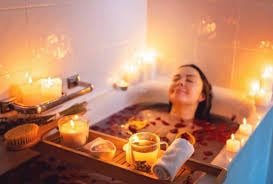 Banho relaxante por Shutterstock