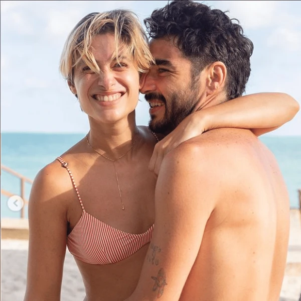 Luisa Arraes e Caio Blat por Reprodução/Instagram