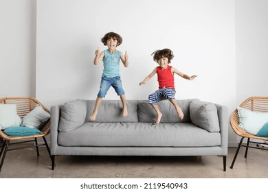 Mantenha o sofá bem cuidado mesmo com crianças e pets em casa por Shutterstock