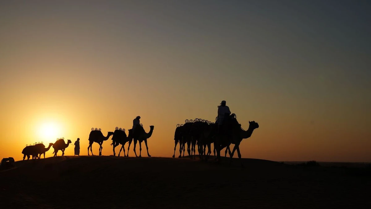 O que atrai os turistas para o deserto de Dubai por Divulgação