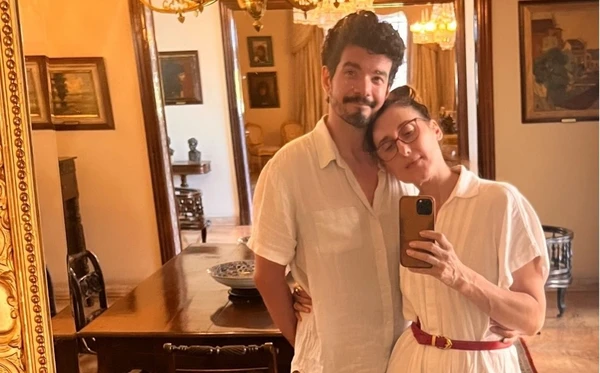 Paola Carosella e Manuel Sá por Reprodução/Instagram
