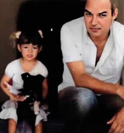 Isis Valverde e o pai, Rubens por Reprodução/GShow
