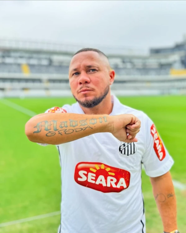 Madson, ex-jogador do Santos por Reprodução/Instagram