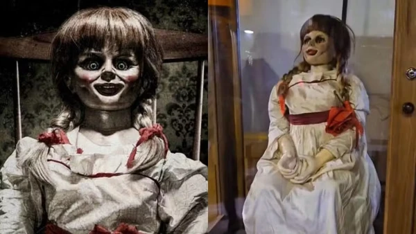 Boneca original usada nos filmes de 'Invocação do Mal' estava entre itens queimados da Casa Warner por Divulgação/Reprodução