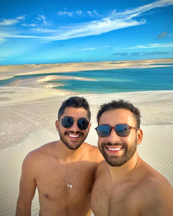Rômulo D'Avila e Guilherme Gaspar por Reprodução/Instagram