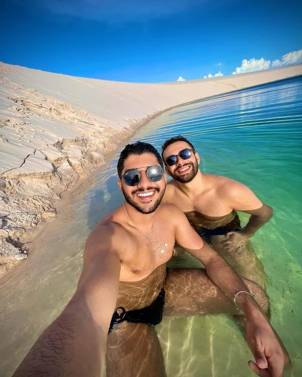 Rômulo D'Avila e Guilherme Gaspar por Reprodução/Instagram