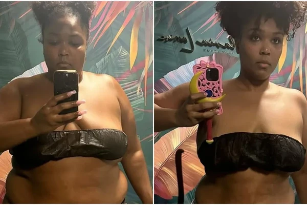 Lizzo antes e depois por Reprodução/Instagram