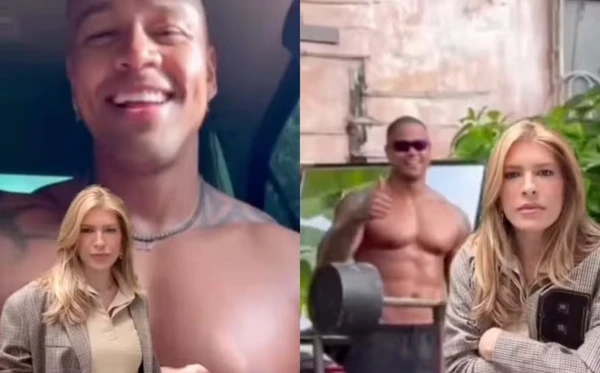 Lore Improta brincou com vídeos de Léo Santana