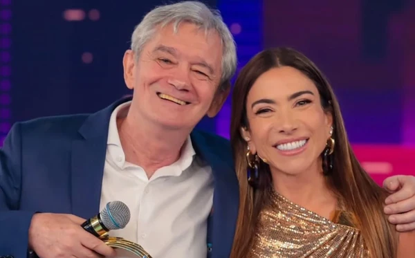 Patrícia Abravanel recebeu Serginho Groisman no Programa Silvio Santos