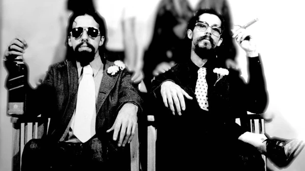 Raul Seixas e Paulo Coelho por Divulgação/Acervo Instituto Paulo Coelho