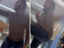 Imagem - Marido de cantora gospel é flagrado chutando sogro dentro de hospital; veja vídeo