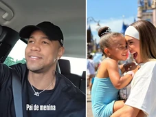 Imagem - Léo Santana revela que adiou compromisso para ir à festa de Dia dos Pais com Liz