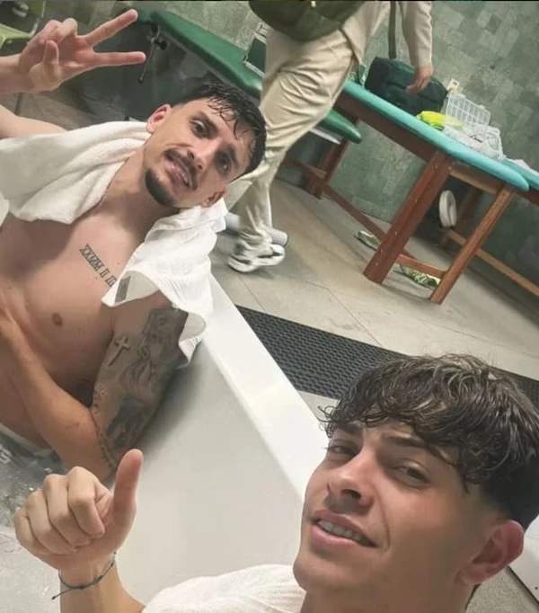 Agustín Giay e Piquerez por Reprodução/Instagram