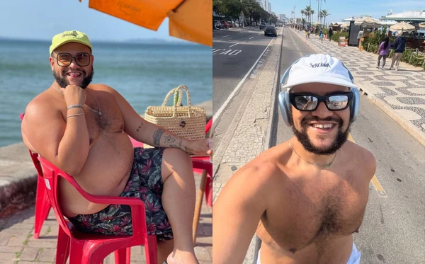 Apresentador disse que emagrecimento veio com a ajuda de remédios, além de alimentação regulada e prática de exercícios físicos por Reprodução/Instagram