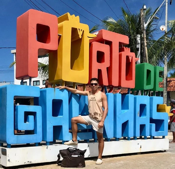 De passagem por Porto de Galinhas (PE) por Acervo pessoal
