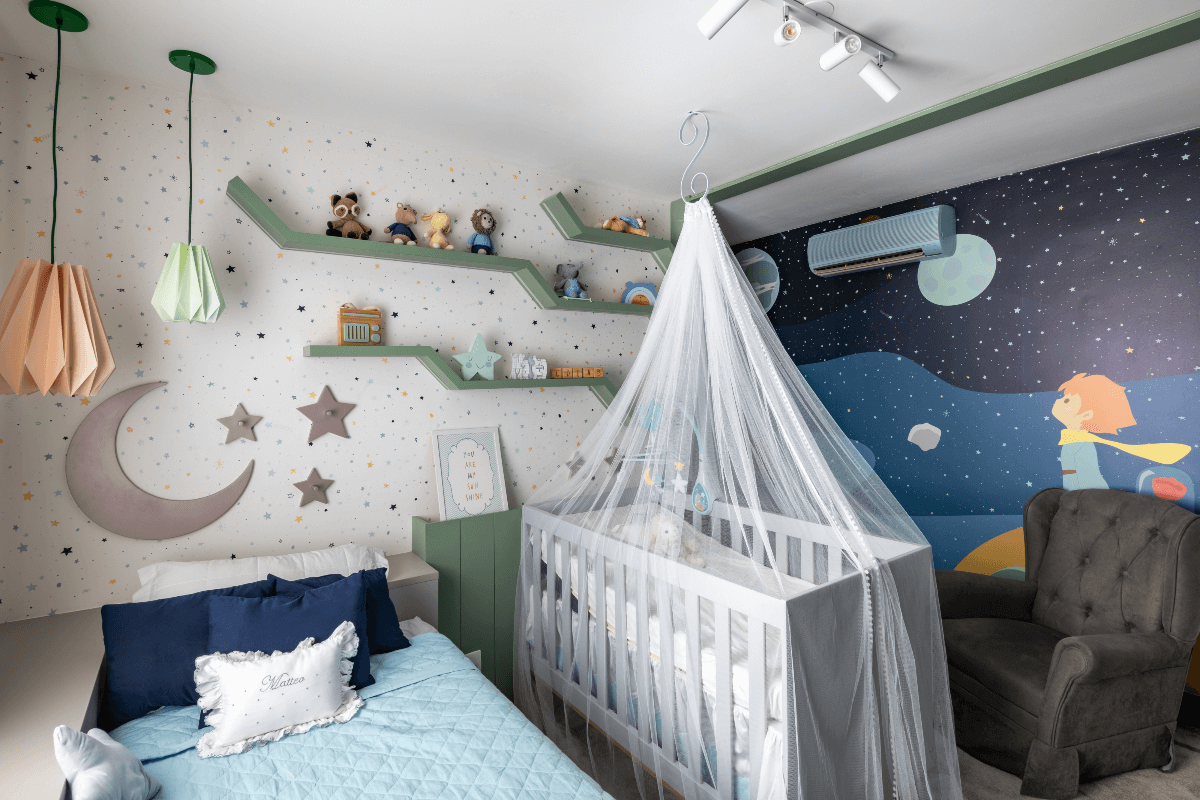 Cada elemento do quarto infantil deve ser pensado para acompanhar o crescimento da criança (Projeto: VilaVille Arquitetura e Interiores | Imagem: Favaro Jr.)