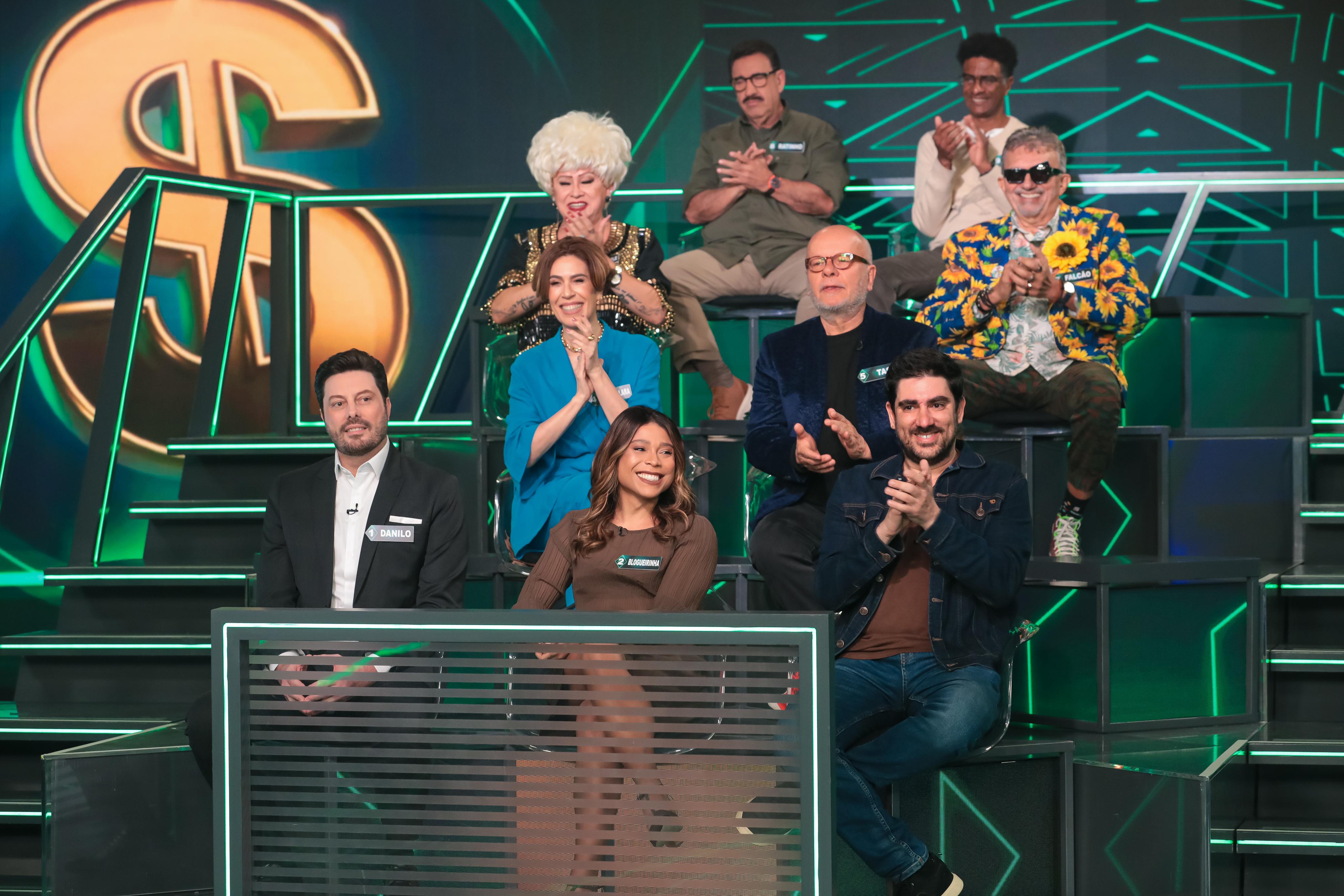 Famosos em edição especial do "Show do Milhão" por Gabriel 