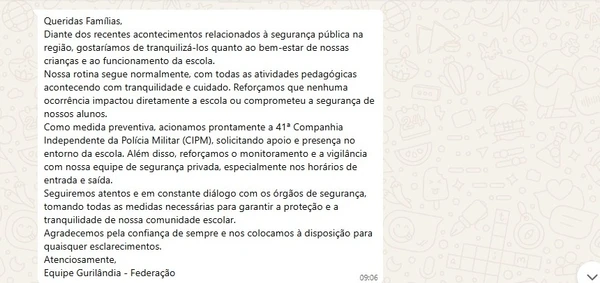 Gurilândia pediu o apoio da PM por Reprodução