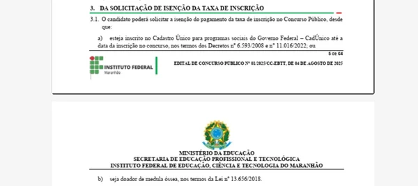 Isenção está disponível por Reprodução