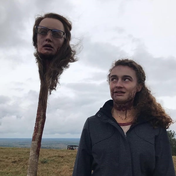 Kelley Mack atuou em 'The Walking Dead'  por Divulgação
