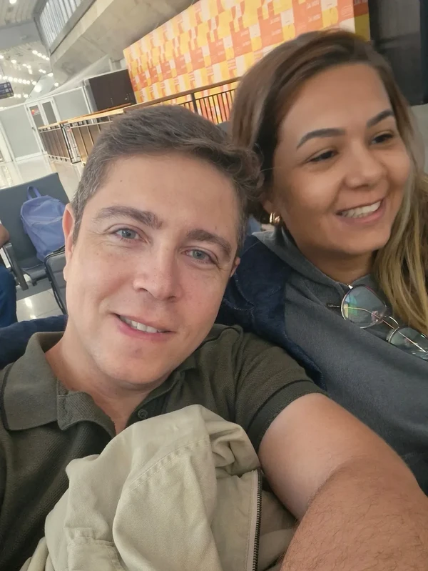 Marcus Marinho e Luana de Paula por Reprodução/redes sociais