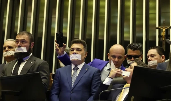 Protesto no Congresso