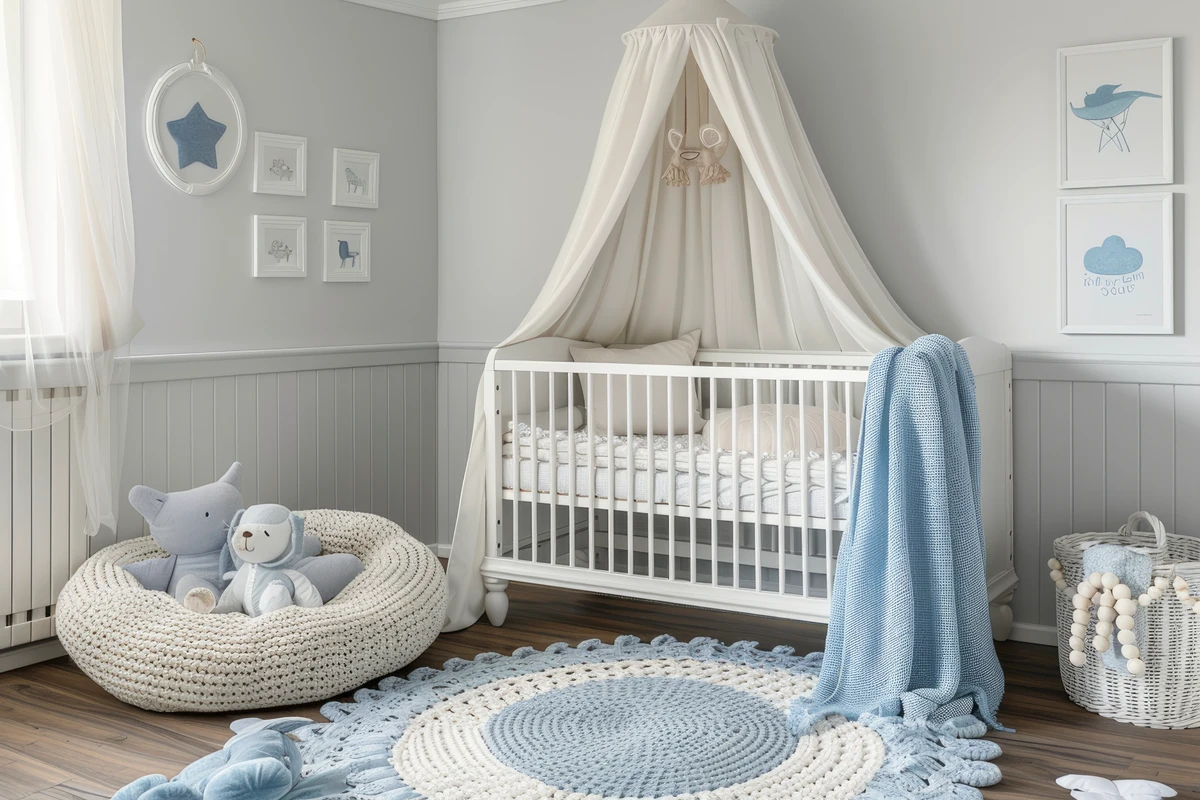 children's room, pastel colours, , in the style of photorealistic. , perfect image for grabbing attention and for advertising, --chaos 20 --ar 3:2 --style raw --stylize 250 Job ID: e32b97b1-6232-454d-bb6e-78602535e760 por Reprodução | Freepik