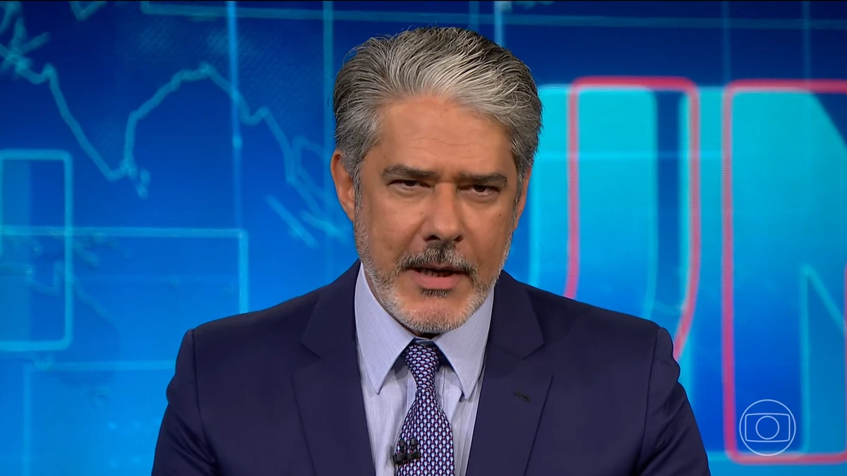 William Bonner no Jornal Nacional desta quarta-feira (6)