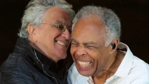 Caetano Veloso e Gilberto Gil  por Reprodução/Redes Sociais 