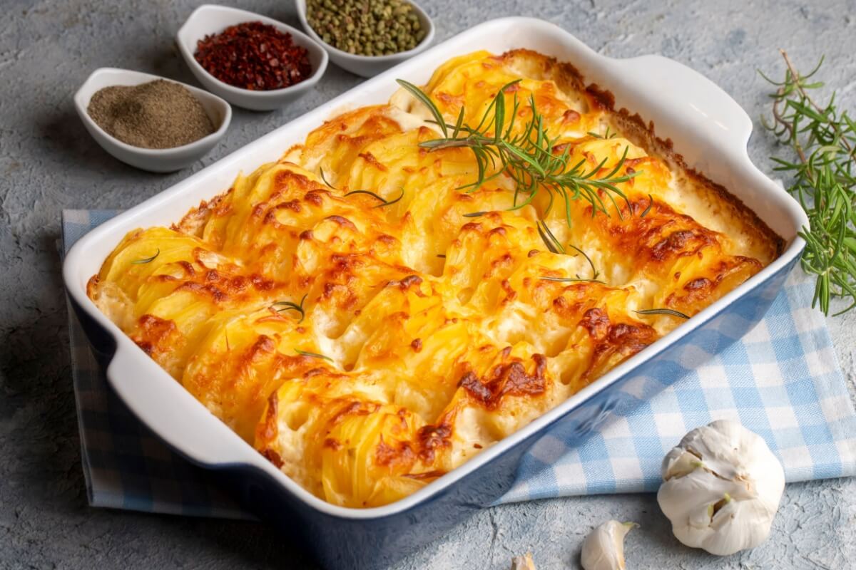 Batata gratinada cremosa (Imagem: Esin Deniz
| Shutterstock)
